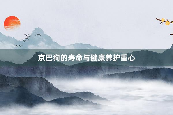 京巴狗的寿命与健康养护重心